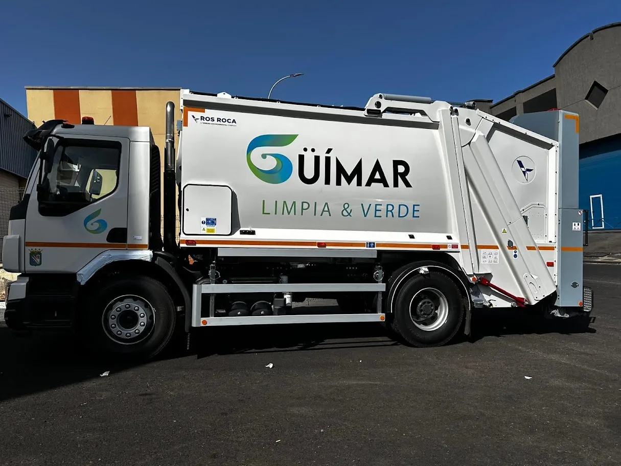 Rotulación de camión de limpieza en Tenerife
