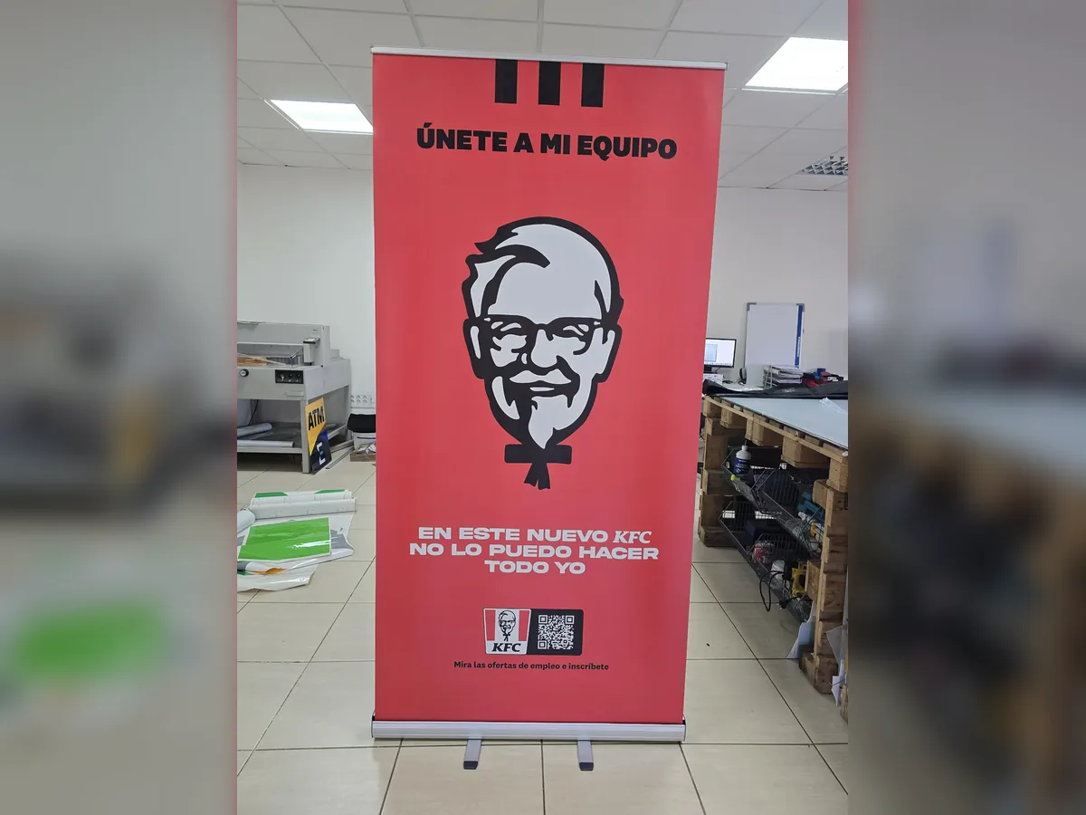 Roll up promocional impreso en Tenerife